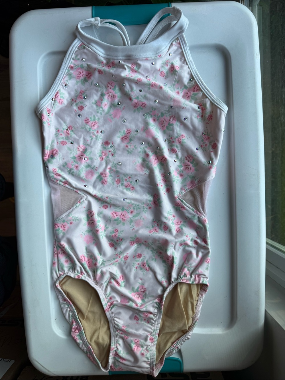 Adult Small Ozone Floral Leotard
